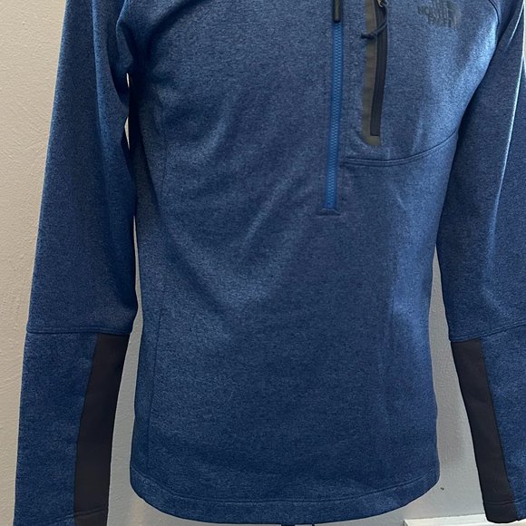 The North Face Men's Canyonlands Tall Fleece Half Zip Pullover Blue Size Small - Picture 6 of 16